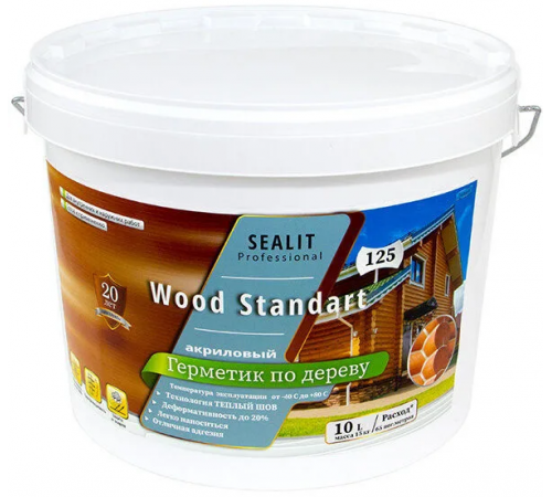 Купить ГЕРМЕТИК - Sealit Wood Standart для профессиональных работ с деревянными домами 5 л в Хасавюрте, Республика Дагестан